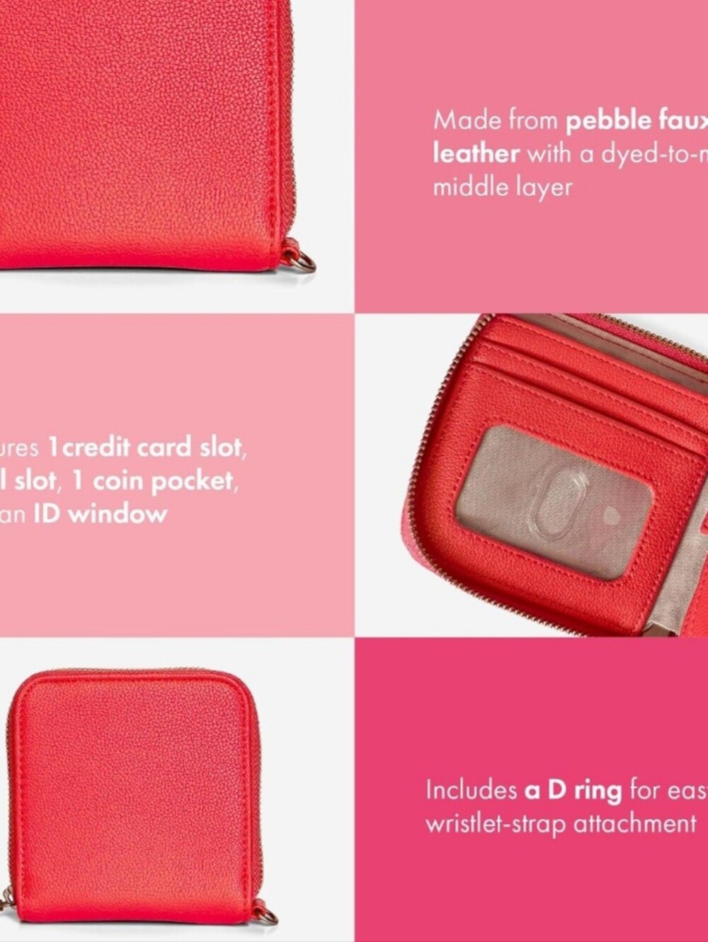 Thirty-One Gifts Mini All About the Benjamins Wallet, Mini Card Wallet for Women - Picture 7 of 7